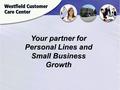 Your partner for Personal Lines and Small Business Growth.