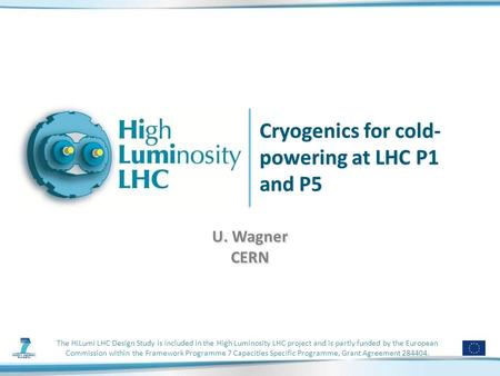 The HiLumi LHC Design Study is included in the High Luminosity LHC project and is partly funded by the European Commission within the Framework Programme.