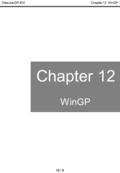 Chapter 12 WinGP Otasuke GP-EX! 12 - 0 WinGP Chapter 12.