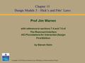 Copyright © 2008 Pearson Education, Inc. Publishing as Pearson Addison-Wesley Prof Jim Warren with reference to sections 7.4 and 7.6 of The Resonant Interface.