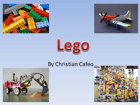 By Christian Cafeo. Lego are little construction pieces that you can build many things out of. There are many different shapes and sizes of lego pieces.