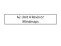 A2 Unit 4 Revision Mindmaps. Biological model -Genes -Twins -Pathways -VTA-NA + MDP Initiation Maintenance Relapse 1. Models of addictive behaviour Addictive.