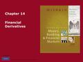 Copyright © 2010 Pearson Addison-Wesley. All rights reserved. Chapter 14 Financial Derivatives.