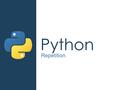 Python Repetition. We use repetition to prevent typing the same code out many times and to make our code more efficient. FOR is used when you know how.