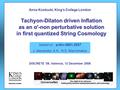 Tachyon-Dilaton driven Inflation as an α'-non perturbative solution in first quantized String Cosmology Anna Kostouki, King’s College London DISCRETE ’08,