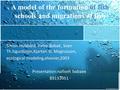 A model of the formation of fish schools and migrations of fish Simon Hubbard, Petro Babak, Sven Th.Sigurdsson,Kjartan G. Magnússon, ecological modeling,elsevier,2003.