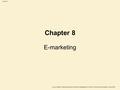 Chapter 8 E-marketing.