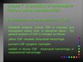 Chapter 7 Examination of cerebrospinal fluid and serous membrane fluid n examination of cerebrospinal fluid (CSF) General property: normal CSF is colorless.