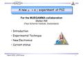 March 2002, JINR Dubna1 A new   e  experiment at PSI For the MUEGAMMA collaboration Stefan Ritt (Paul Scherrer Institute, Switzerland) Introduction.