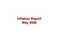 Inflation Report May 2008. Output and supply Chart 3.1 GDP at market prices (a) Sources: ONS and Bank calculations. (a) Chained-volume measures. The.