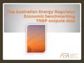 The Australian Energy Regulator Economic benchmarking TNSP outputs data.