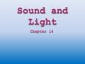 What is sound energy? Sound is a form of energy that travels in waves. All sounds have common characteristics that can be measured and described. Sound.