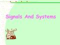 Signals And Systems Chapter 3 Fourier Transform 2.