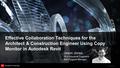 © 2012 Autodesk Effective Collaboration Techniques for the Architect & Construction Engineer Using Copy Monitor in Autodesk Revit Jason Jones PES Structural.