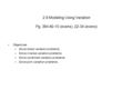 2.8 Modeling Using Variation Pg. 364 #2-10 (evens), 22-34 (evens) Objectives –Solve direct variation problems. –Solve inverse variation problems. –Solve.