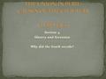 Section 4 Slavery and Secession Why did the South secede?