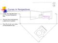 Curves in Perspectives A room view has been drawn as a Two-point Perspective view. The room has a bookcase and a desk shown in position. Draw the circular.