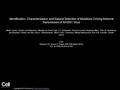 Identification, Characterization, and Natural Selection of Mutations Driving Airborne Transmission of A/H5N1 Virus Martin Linster, Sander van Boheemen,