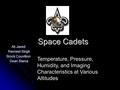 Space Cadets Ali Javed Ravneet Singh Ravneet Singh Brock Couvillion Dean Slama Dean Slama Temperature, Pressure, Humidity, and Imaging Characteristics.