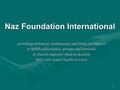 1 Naz Foundation International providing technical, institutional and financial support to MSM collectivities, groups and networks in Asia to empower.