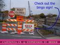 Check out the bingo sign! CAZENOVIA STEPHENSON ST. BRIDGE.