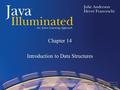 Chapter 14 Introduction to Data Structures. Topics Linked Lists Concepts and Structure Linked Lists of Objects Implementing a Stack Using a Linked List.
