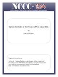 Options Portfolios in the Presence of Non-Linear Risk by Kevin McNew Suggested citation format: McNew, K.. “Options Portfolios in the Presence of Non-Linear.