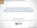 Time Resolved Infrared Emission from Vibrational Excited Acetylene Following Super Energy Transfer Collisions with Hot Hydrogen Jonathan M. Smith Jianqiang.