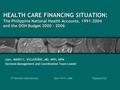 2 nd National Staff Meeting April 19-21, 2006 Tagaytay City Asec. MARIO C. VILLAVERDE, MD, MPH, MPM Sectoral Management and Coordination Team Leader HEALTH.
