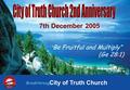 7th December 2005 “ Be Fruitful and Multiply” (Ge 28:1) City of Truth Church Breakthrough.