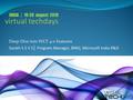 Virtual techdays INDIA │ 18-20 august 2010 Deep Dive into WCF 4.0 Features Sarath S S V S │ Program Manager, BING, Microsoft India R&D.