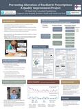 Preventing Alteration of Paediatric Prescriptions A Quality Improvement Project Dr David Grier, Consultant Paediatrician Craigavon Area Hospital, Southern.