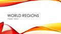 WORLD REGIONS Chapter 1 Lesson 1. GEOGRAPHY Geography Geography is the study of Earth, how it shapes peoples lives and is shaped in turn by peoples activities.