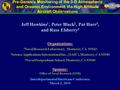 Pre-Genesis Monitoring of the 3-D Atmospheric and Oceanic Environment Via High Altitude Aircraft Observations Jeff Hawkins 1, Peter Black 2, Pat Harr 3,