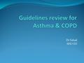 Dr Fahad SHO ED. What to do in ER COPD Chronic obstructive pulmonary disease (COPD) is a long-term condition that causes inflammation in the lungs,