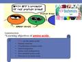 Foundation block *Learning objectives of amino acids : What are the amino acids? General structure. Classification of amino acids. Optical properties.