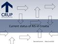 Current status of RIS in Croatia Danube Summit May/June 2010.