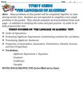 Note: Many problems in this packet will be completed together in class during review time. Students are not expected to complete every single problem in.