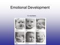 Emotional Development 12 volunteers. Emotions What is an emotion? Disgust Fear Anger Sadness Shame Guilt.