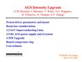 EDM2001 Workshop May 14-15, 2001 AGS Intensity Upgrade (J.M. Brennan, I. Marneris, T. Roser, A.G. Ruggiero, D. Trbojevic, N. Tsoupas, S.Y. Zhang) Proton.