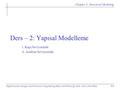 Chapter 2: Structural Modeling Digital System Designs and Practices Using Verilog HDL and 2008~2010, John Wiley 2-1 Ders – 2: Yapısal Modelleme.