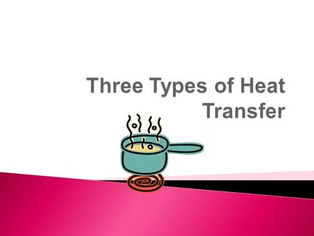 Radiation – the transfer of energy through space. Heat transfer by radiation takes place with no direct contact between a heat source and an object. Example.