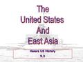 Honors US History 9.3 9.3. William H. Taft, 1st Gov.-General of the Philippines Great administrator.