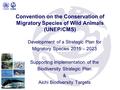 Convention on the Conservation of Migratory Species of Wild Animals (UNEP/CMS) Development of a Strategic Plan for Migratory Species 2015 – 2023 Supporting.