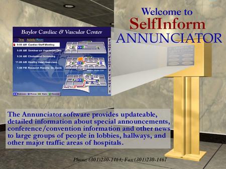 Our Annunciator Program Is the Most Effective Tool Available for Displaying Information to Large Groups. Annunciator Is... Fast & Easy To Use - By simply.