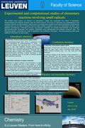 Experimental and computational studies of elementary reactions involving small radicals Combustion chemistry Planetary and interstellar chemistry The kinetics.