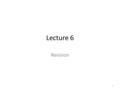 Lecture 6 Revision 1. Lecture 6 - Revision Q1: What is mean by schedule and non- schedule banks? Gives examples. 2.