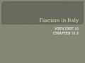 HWH UNIT 10 CHAPTER 16.3.  Unfair? Germany Italy Ethnic minorities  Too lenient? France.