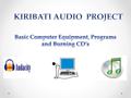 There are two main types of CD that you can create with CD burning software; it is important to burn an Audio CD (Music CD) and not a Data CD. In order.