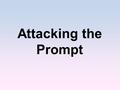 Attacking the Prompt. Think carefully about the issue presented in the following excerpt and the assignment below. The media not only transmit information.